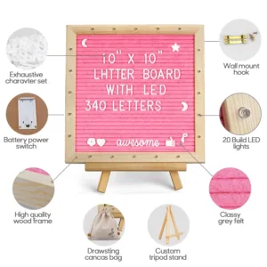 light up felt letter 2