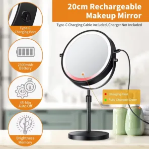 lighted makeup mirror 10x 5