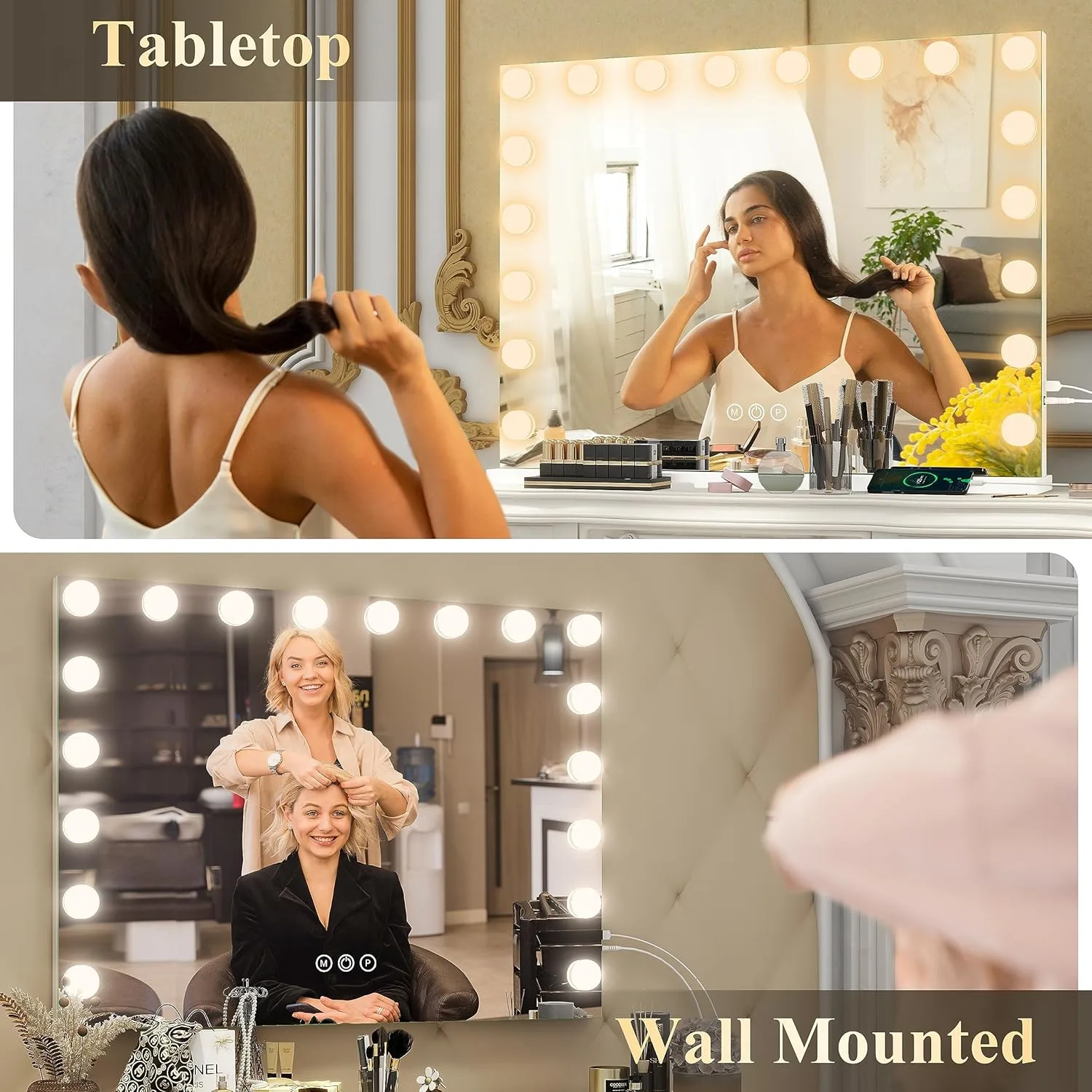 lighted makeup mirror 2