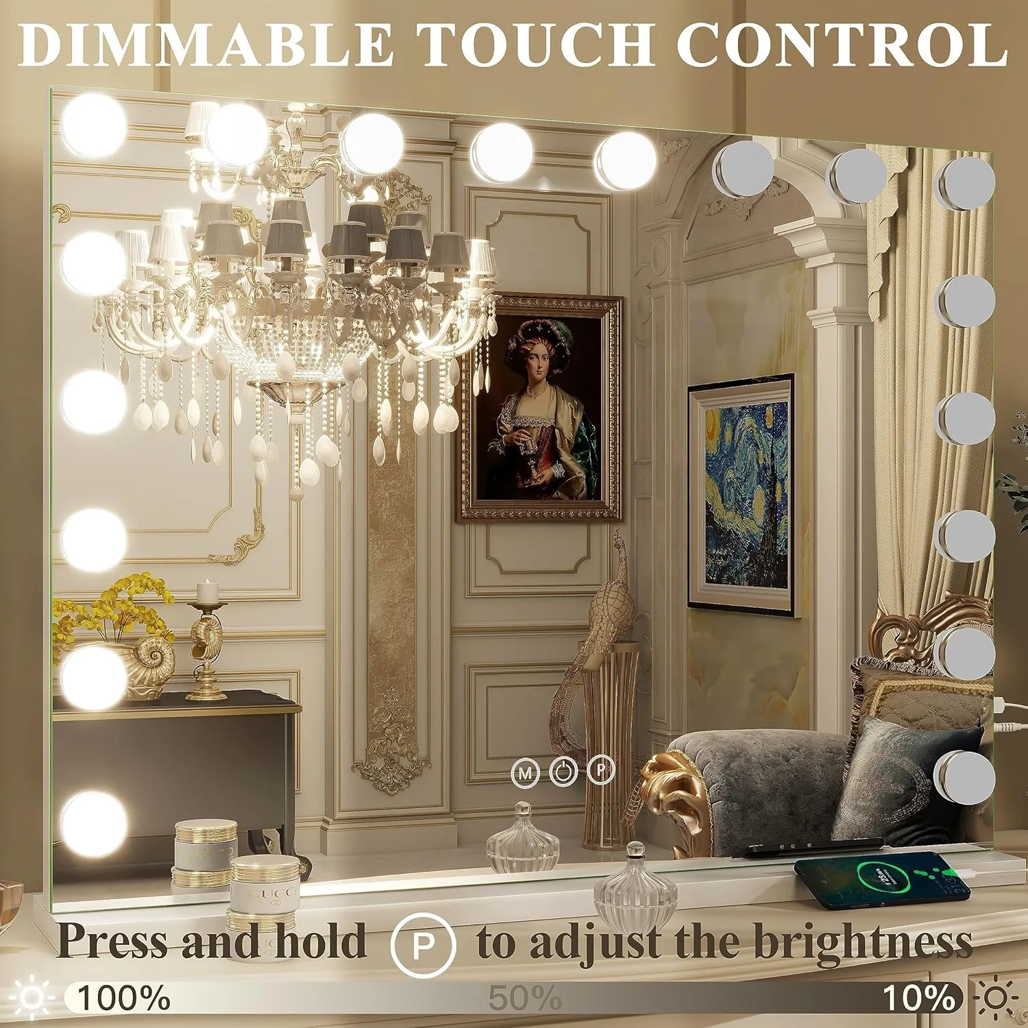 lighted makeup mirror 4