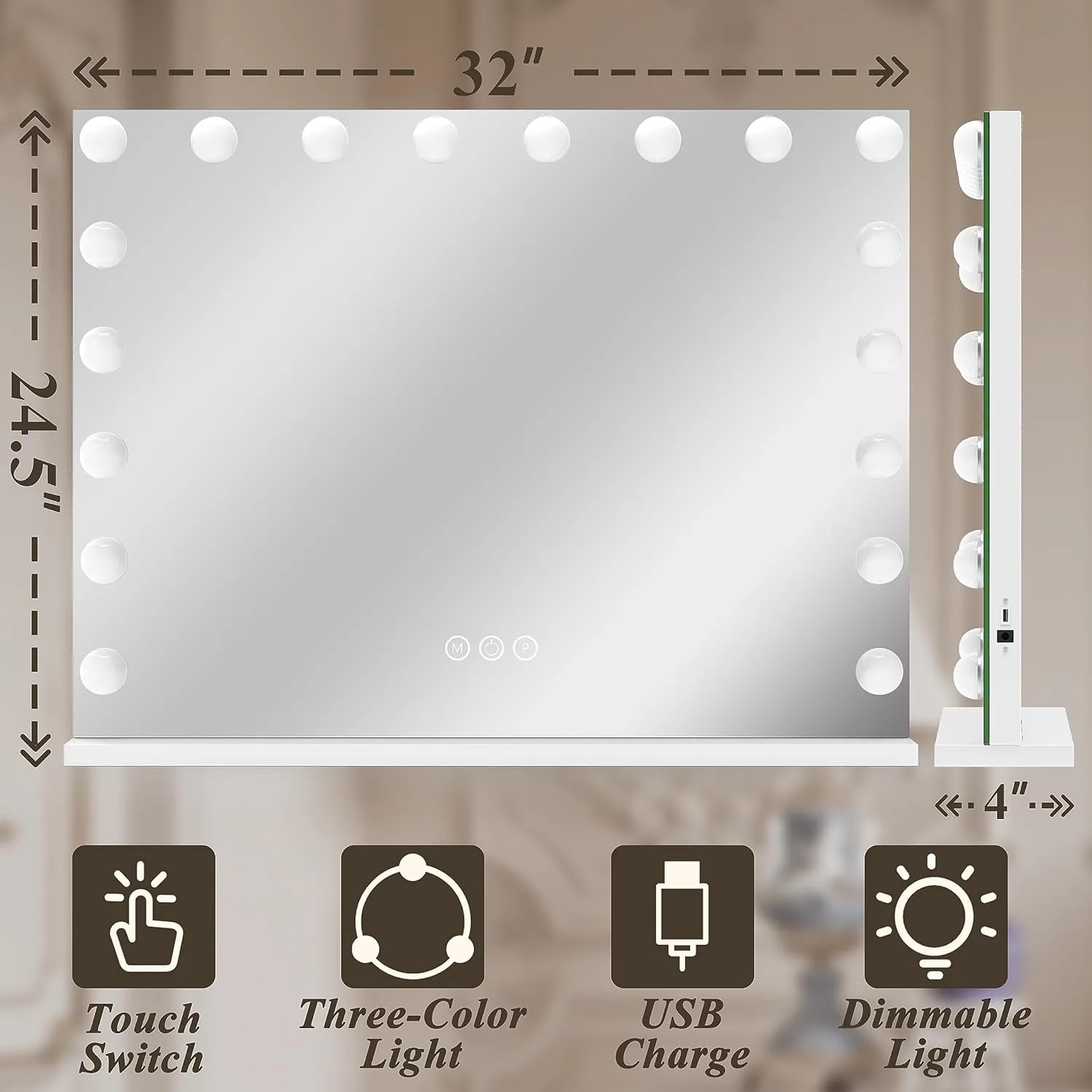 lighted makeup mirror 5