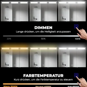 lighted mirror cabinet 3