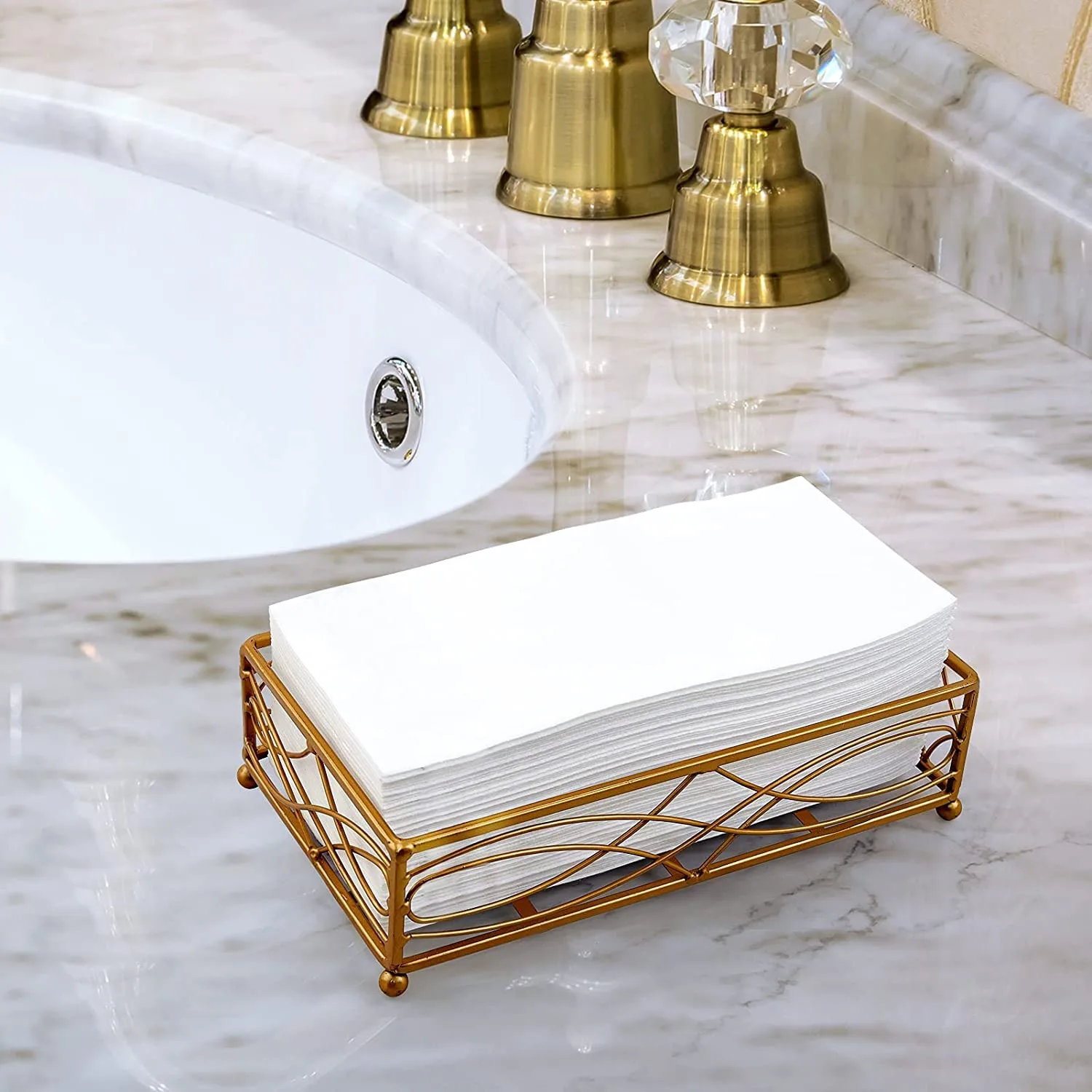 linen feel guest towels 3