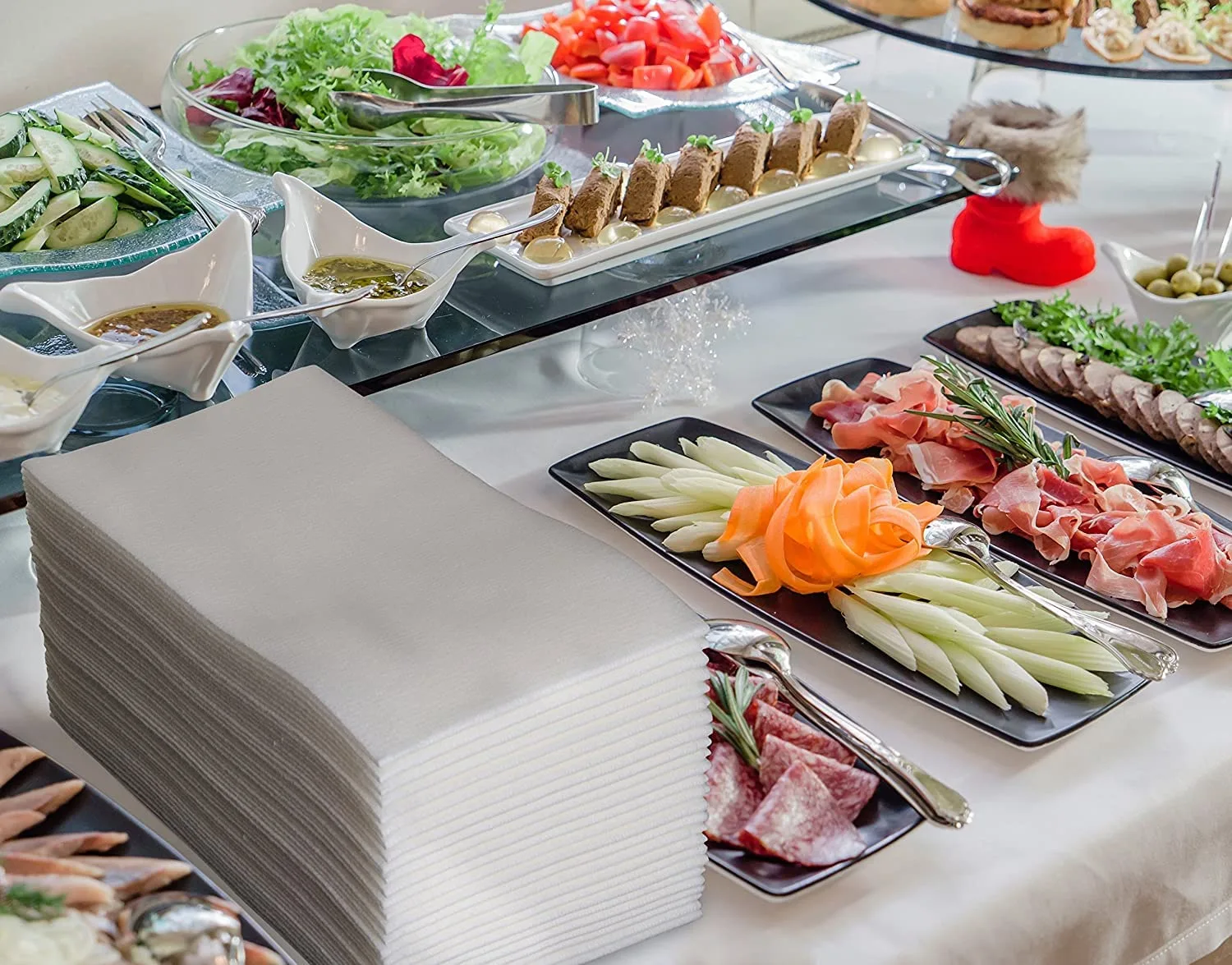 linen feel guest towels 5