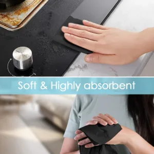 linen like napkins black 6