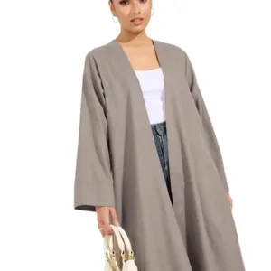 linen look abaya 2