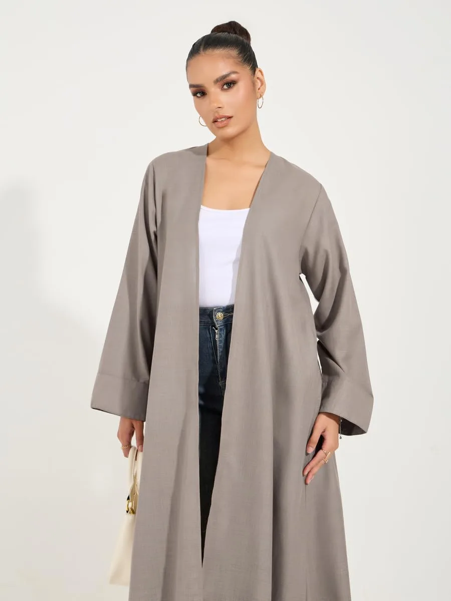 linen look abaya 6