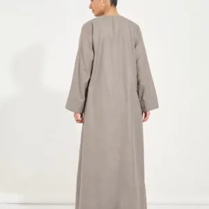 linen look abaya 7
