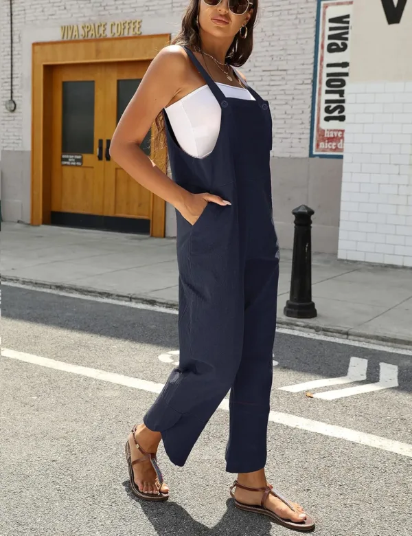 linen overalls women baggy 2