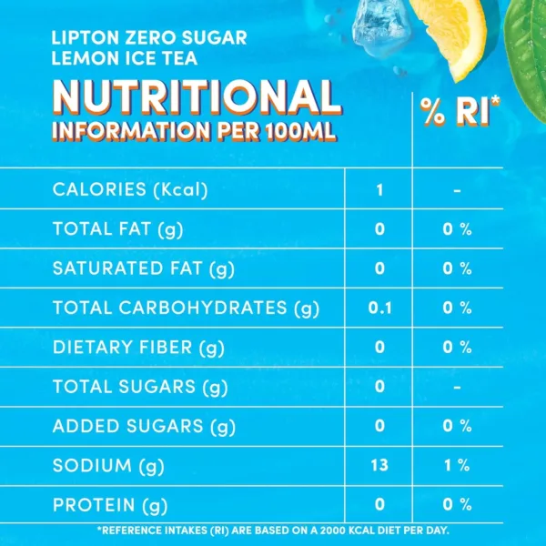 lipton zero sugar lemon 2