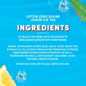 lipton zero sugar lemon 3