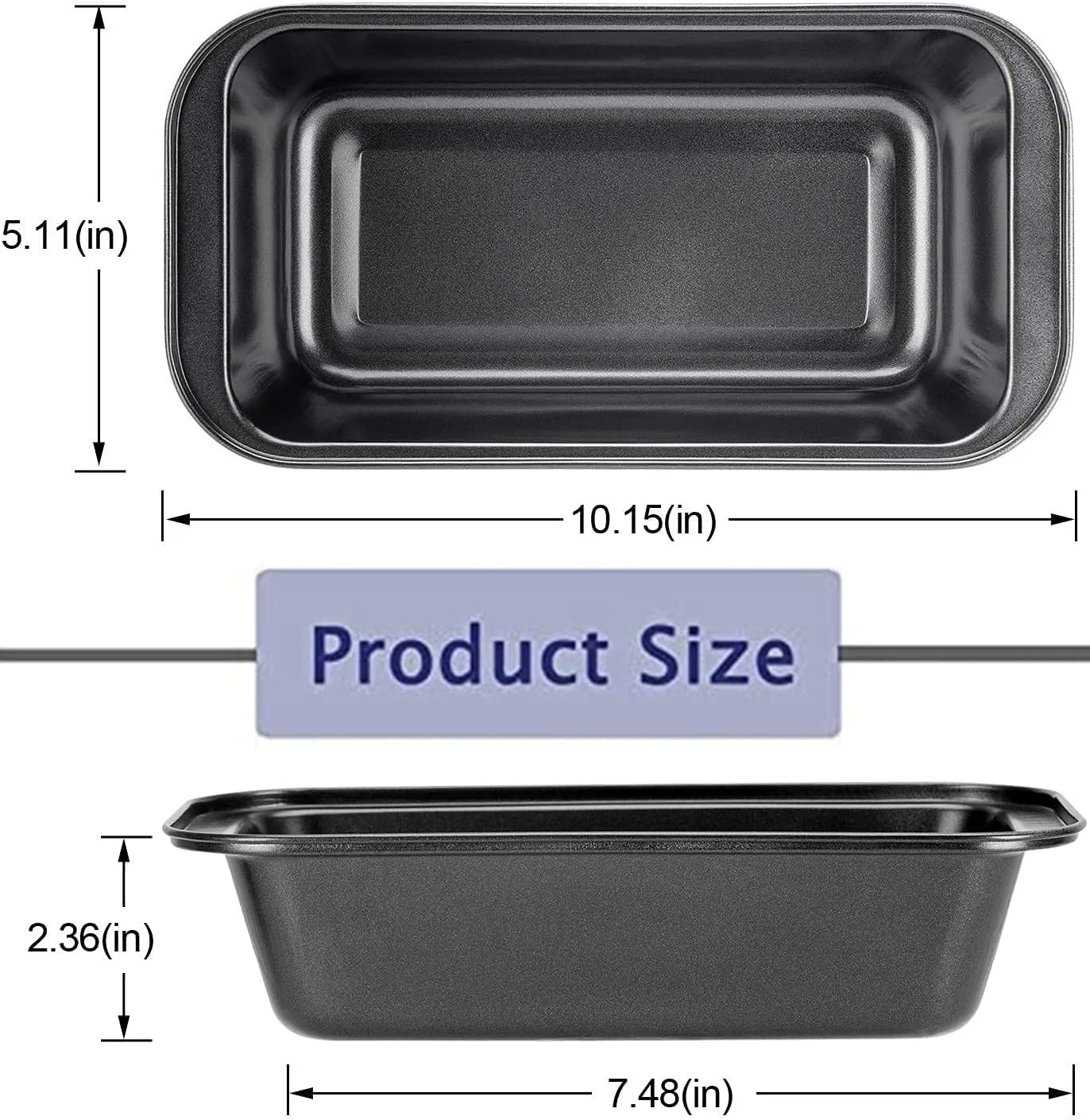 loaf pan set 3