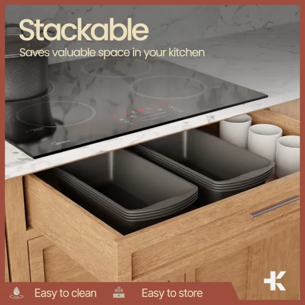 loaf pan set nonstick 7