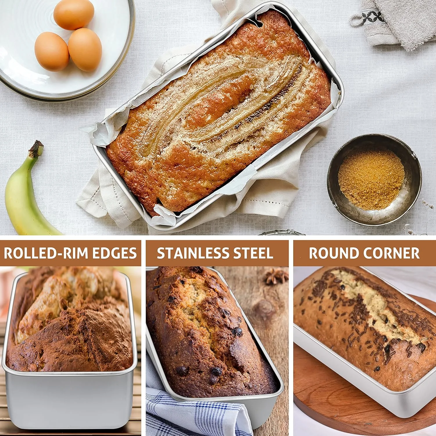 loaf tin stainless steel 3