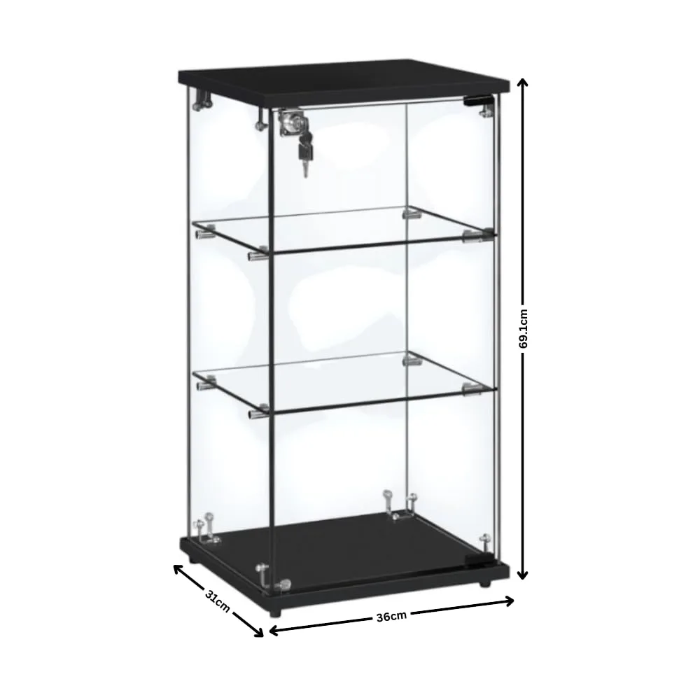 lockable glass display 2