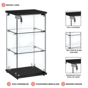 lockable glass display 4