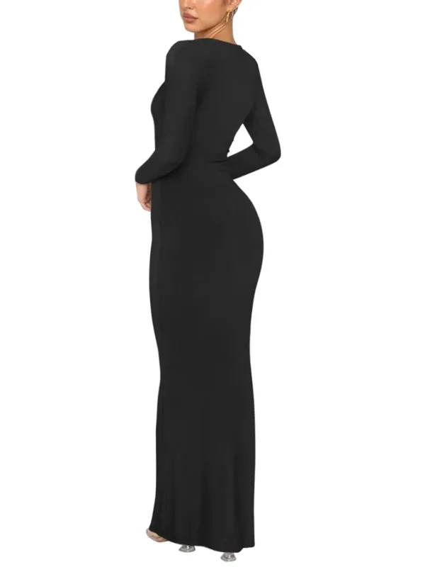 long dress bodycon maxi 3
