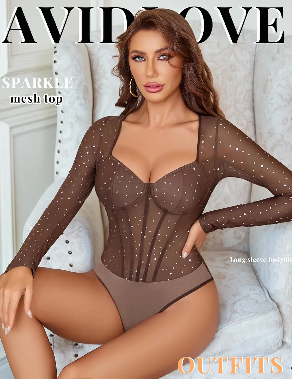 long sleeve bodysuit sparkle 4