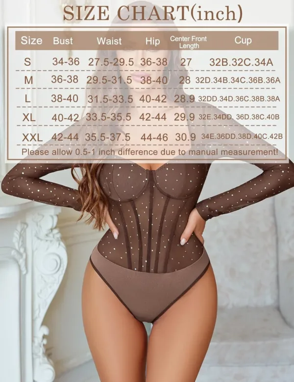 long sleeve bodysuit sparkle 6