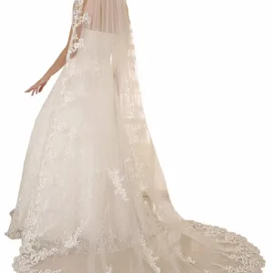 long wedding veil lace 1