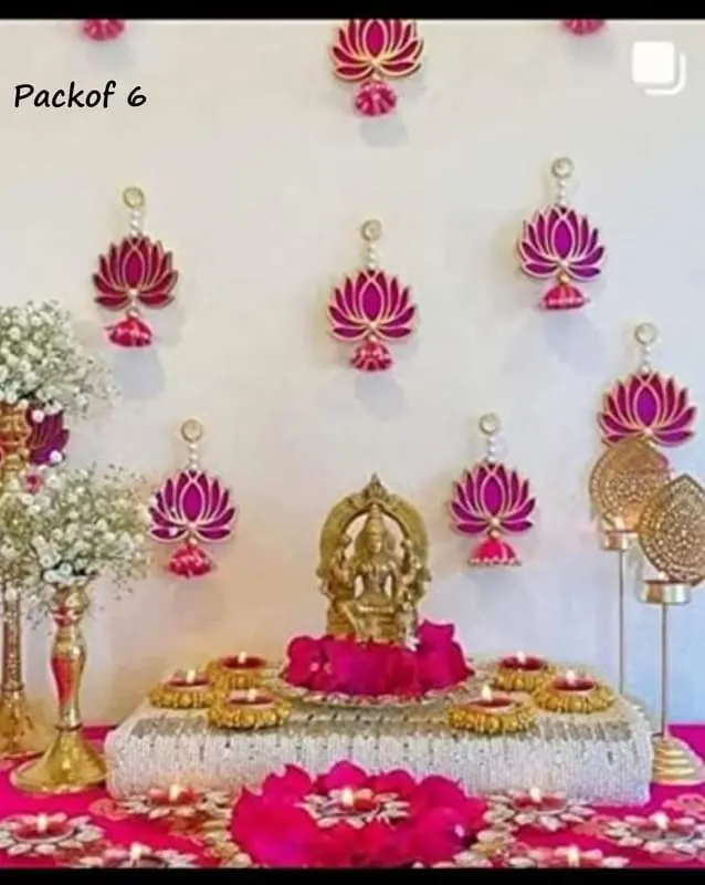 lotus hanging diwali 3