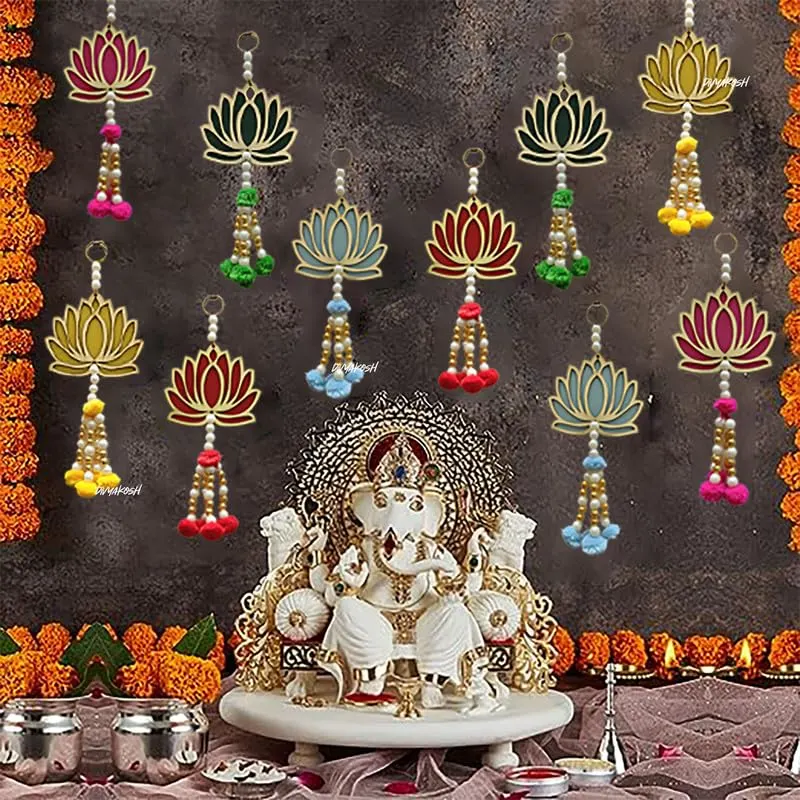 lotus hanging diwali 7