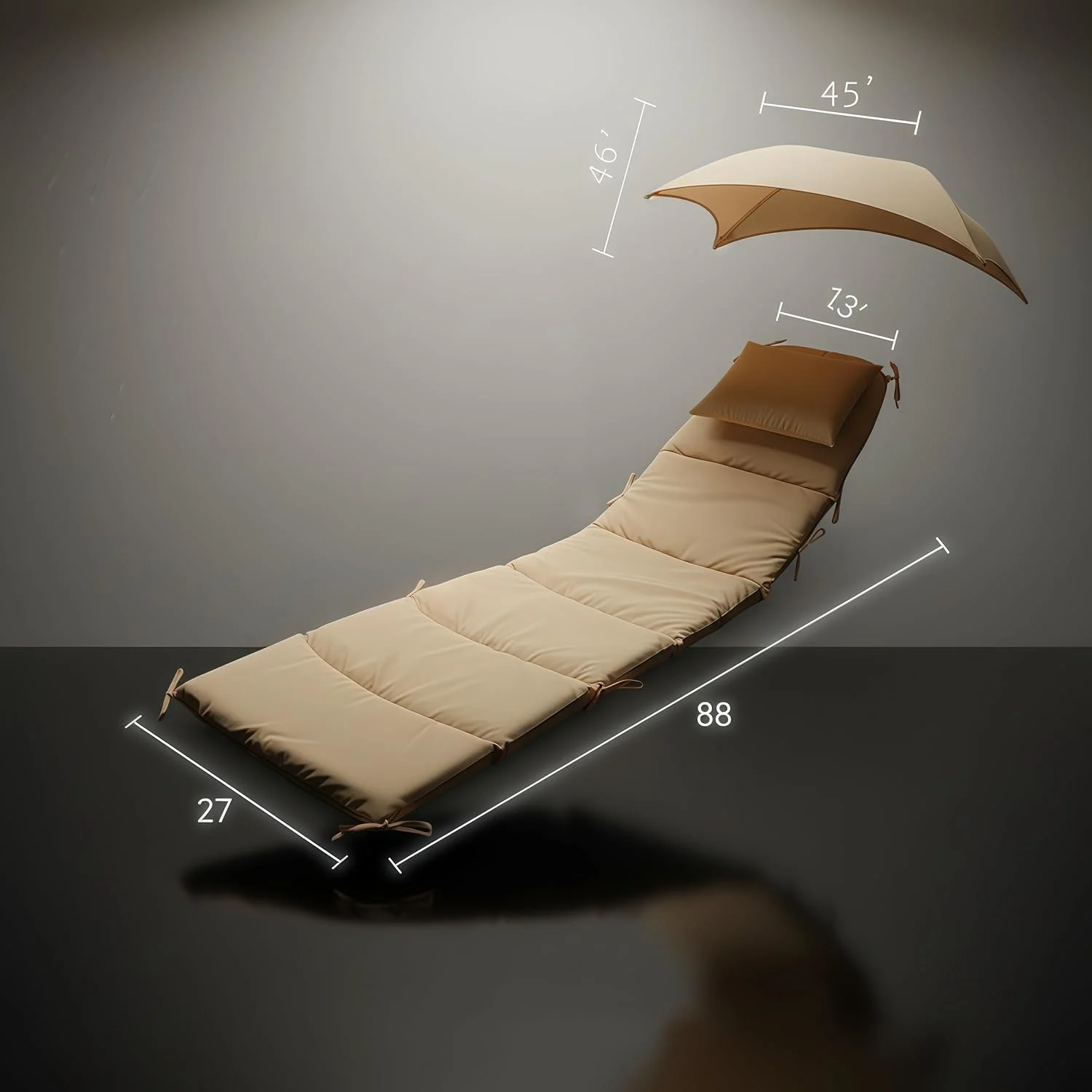 lounge chair cushion umbrella 4