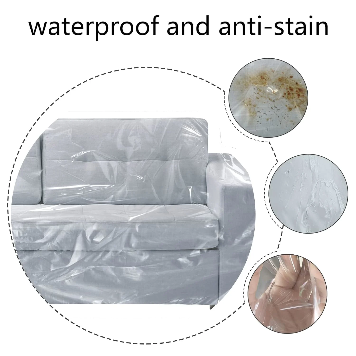 loveseat cover plastic 3