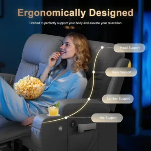 loveseat recliner console 3