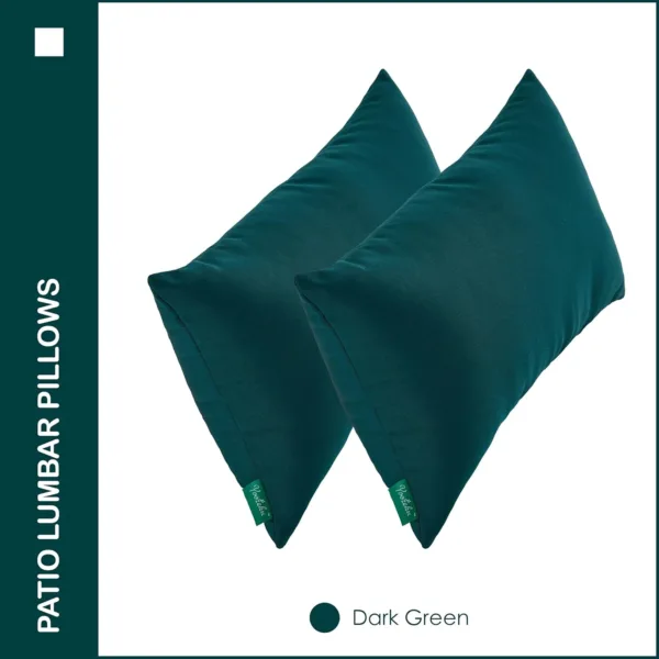 lumbar pillows waterproof green 2