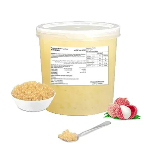 lychee boba bubble tea 3