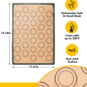 macaron baking mat set 2