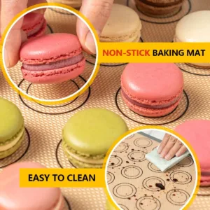 macaron baking mat set 3