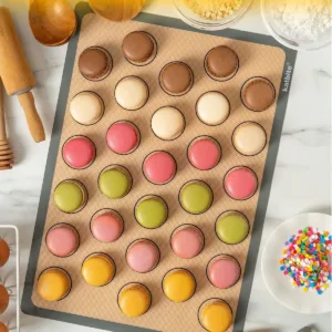 macaron baking mat set 4