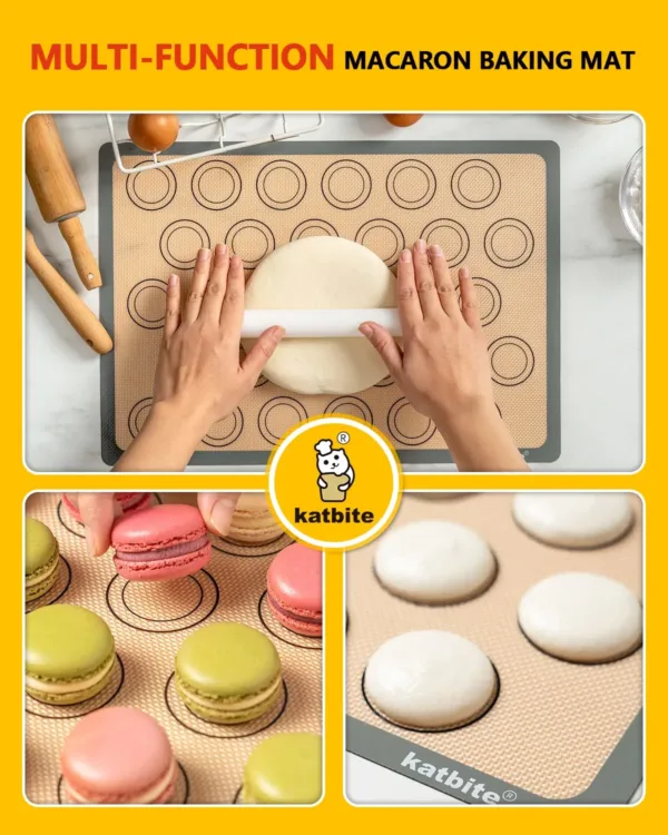 macaron baking mat set 6