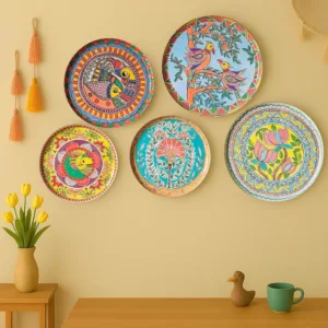 madhubani wall plates 1