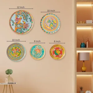madhubani wall plates 3