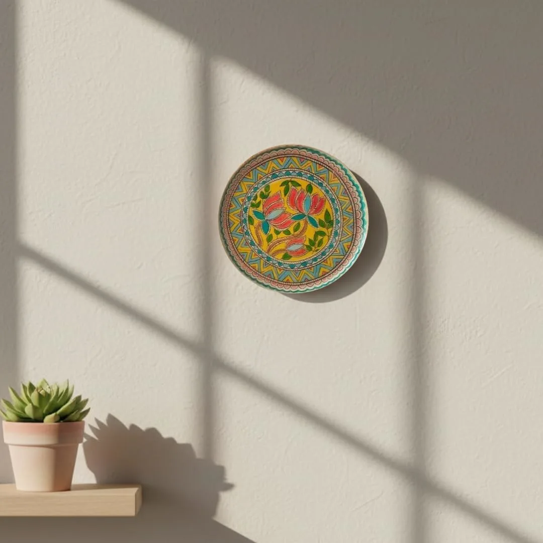 madhubani wall plates 7