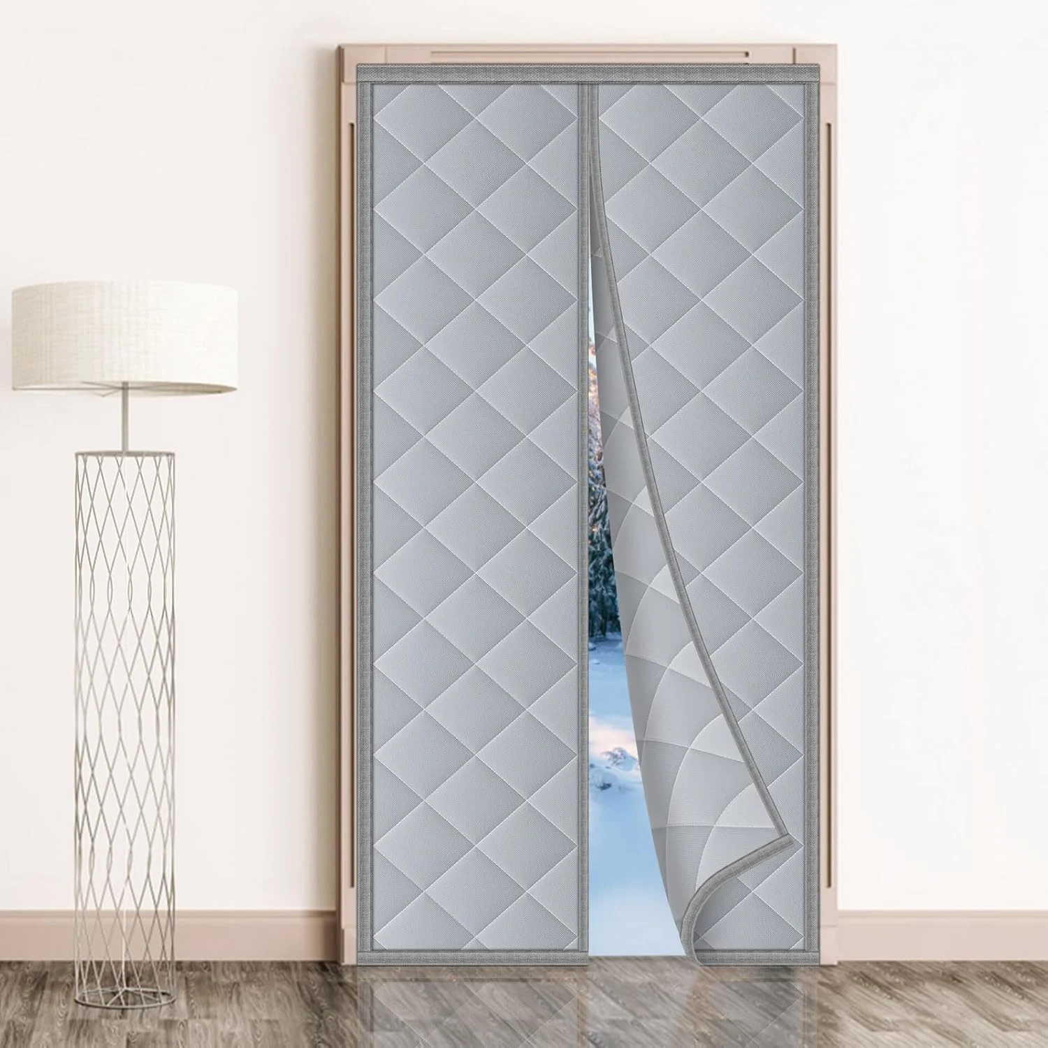 magnetic insulated door curtain 1
