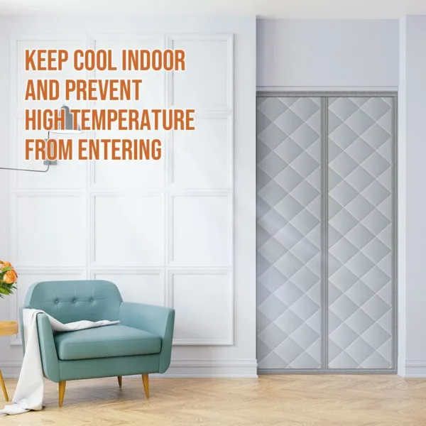 magnetic insulated door curtain 6