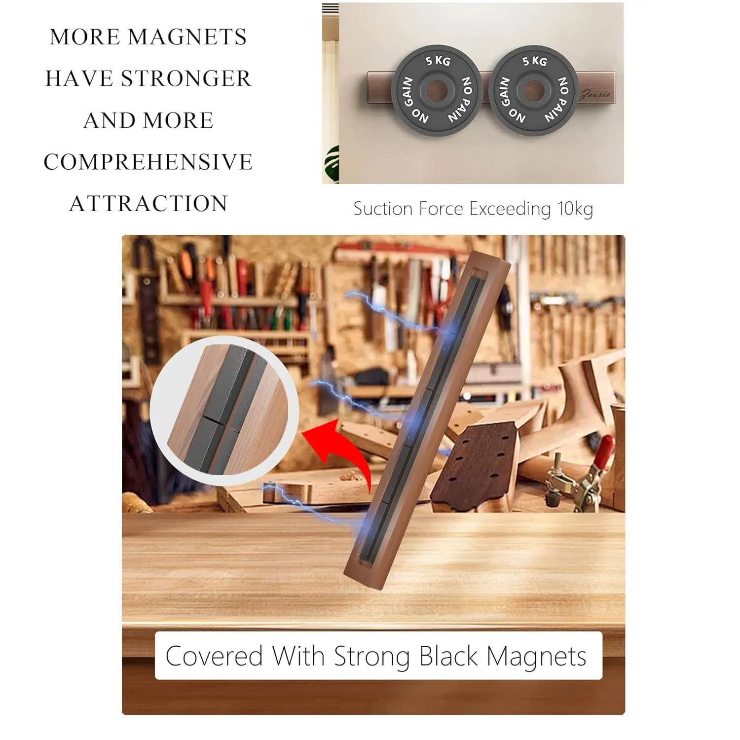 magnetic knife holder 6