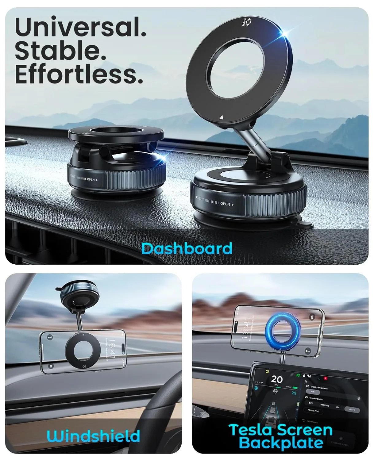 magnetic phone car mount 2