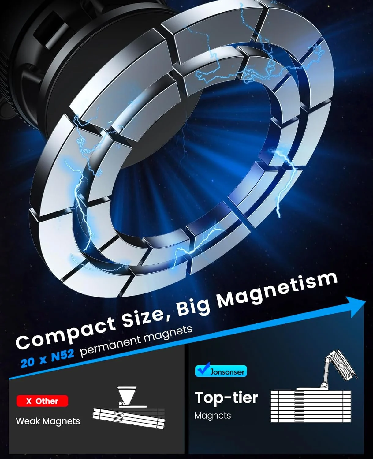 magnetic phone car mount 4