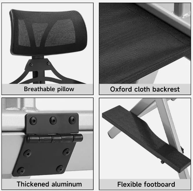 makeup chair foldable tall 6