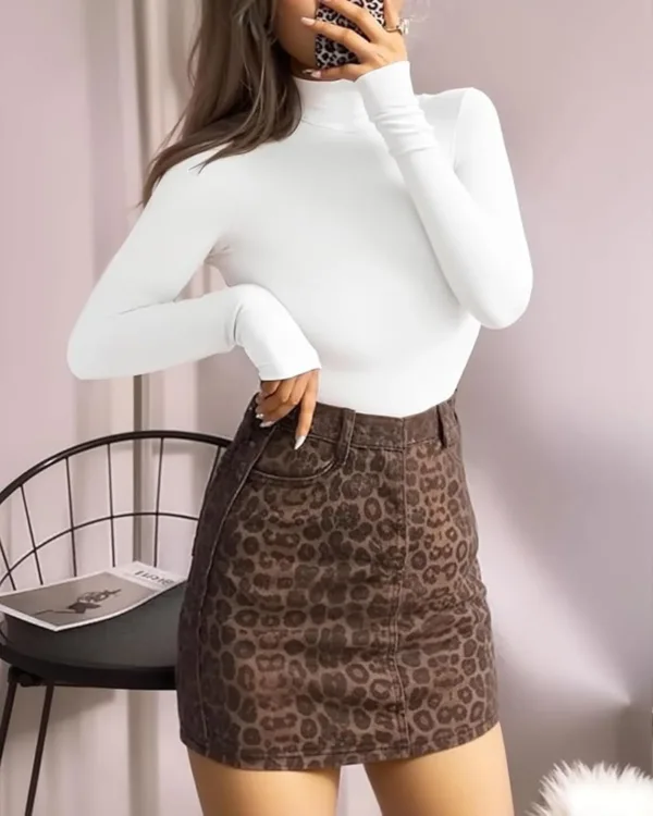 mangopop bodysuit mock neck 2