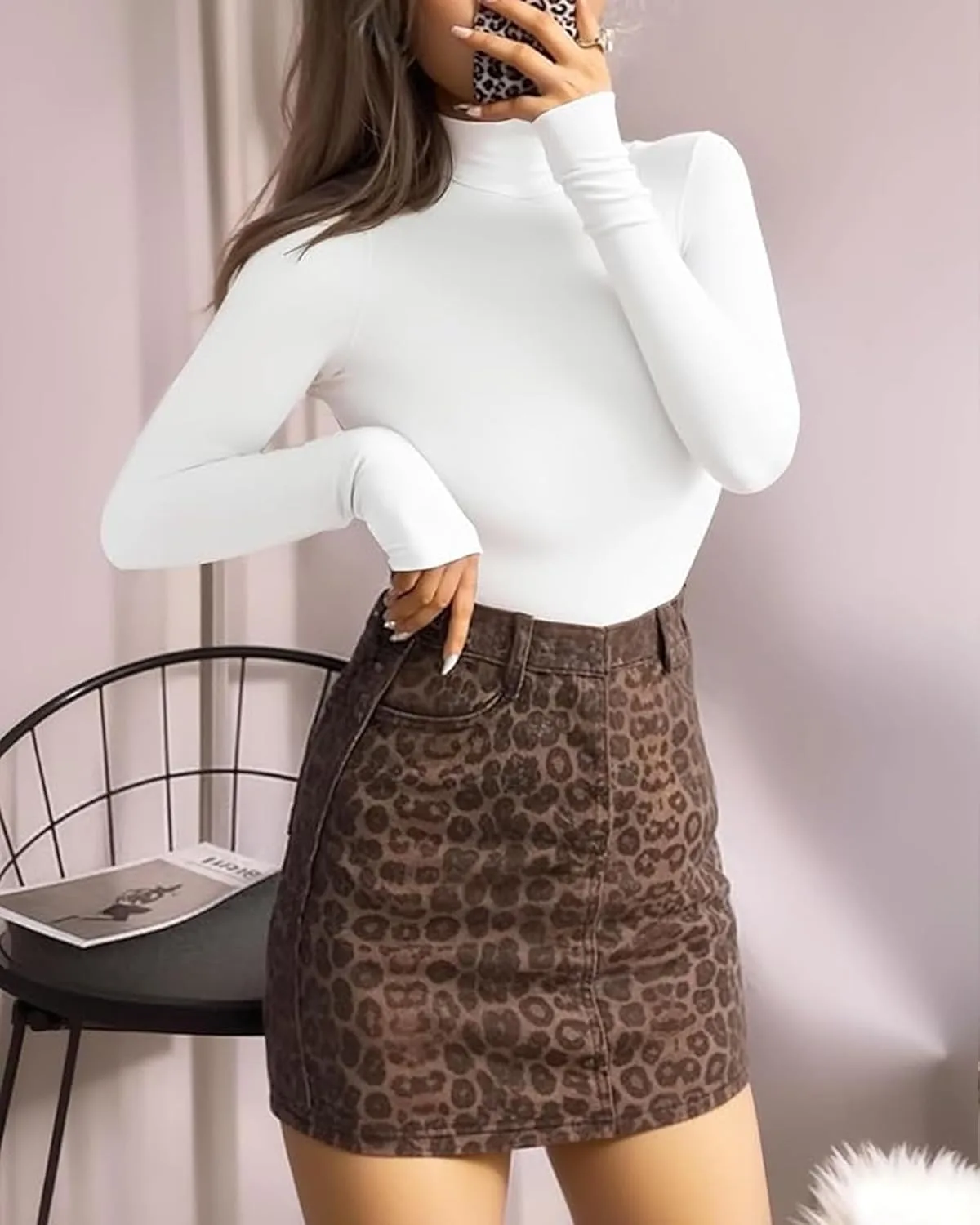 mangopop bodysuit mock neck 2