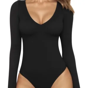 mangopop v neck bodysuit 1