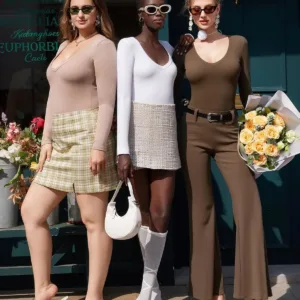 mangopop v neck bodysuit 4