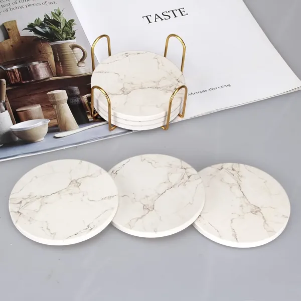 marble coasters holder 7