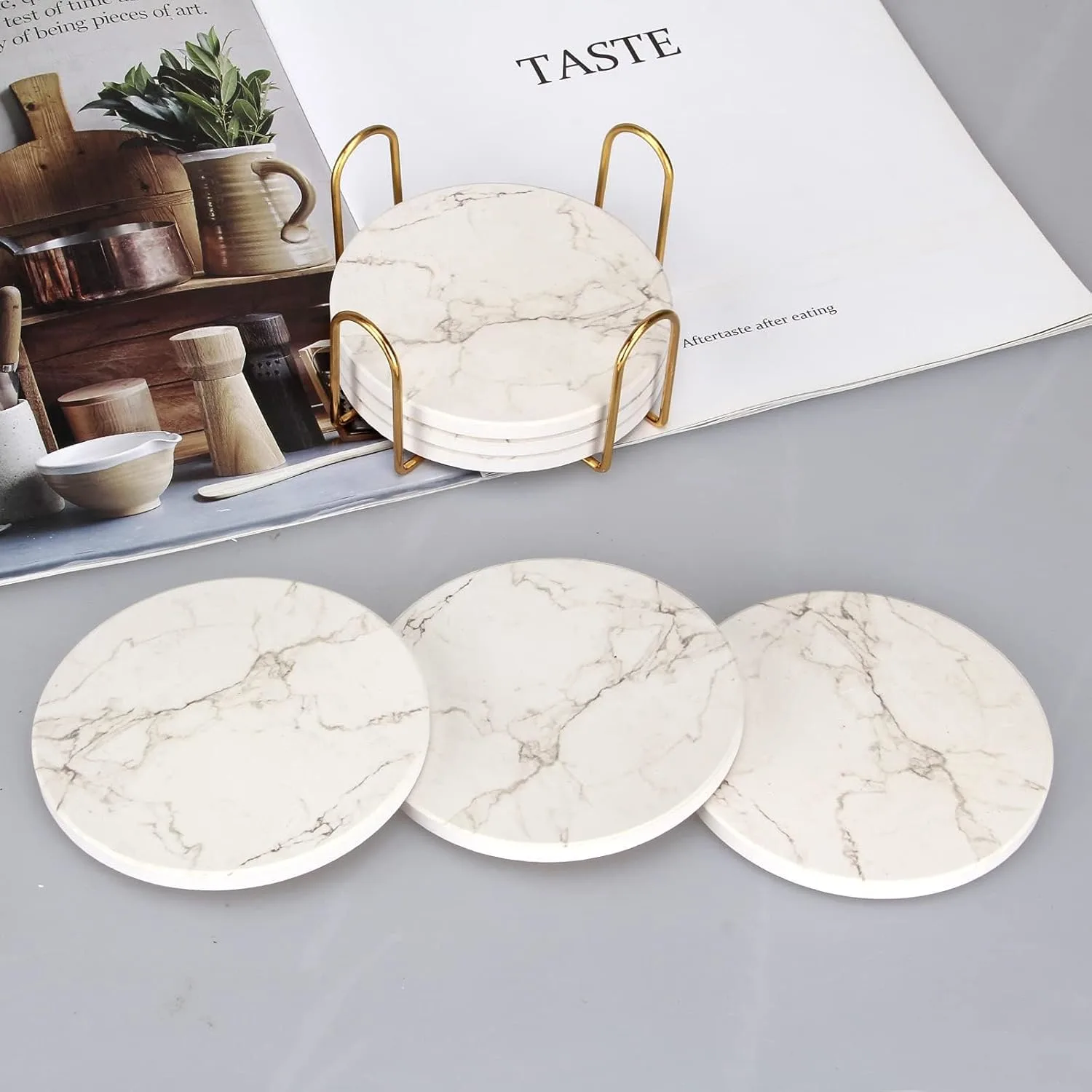 marble coasters holder 7